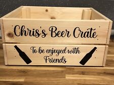 Personalised wooden beer for sale  BURY ST. EDMUNDS