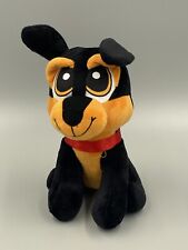 Usado, Cachorro Rottweiler 9” com coleira vermelha bicho de pelúcia Classic Toy Co comprar usado  Enviando para Brazil