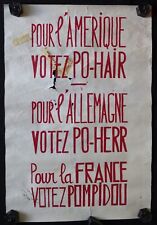 Affiche politique votez d'occasion  Nantes-