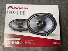 Altavoces coaxiales de 2 vías Pioneer - 6"" x 8"" (par) - negros TS-G680 segunda mano  Embacar hacia Mexico