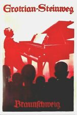Original vintage poster GROTRIAN-STEINWEG PIANOS c.1960 Hohlwein for sale  Shipping to South Africa