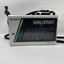 Reproductor de casetes estéreo vintage Sony Walkman WM-11 (funciona-ver video) segunda mano  Embacar hacia Argentina