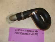 1986 KAWASAKI JS300 JET SKI STAND UP oem front exhaust outlet pipe hose rubber  for sale  Shipping to South Africa