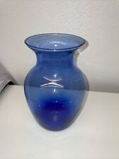 Blue glass vase for sale  Mabank