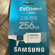 Adaptador de cartão de memória micro SD 256GB SAMSUNG EVO Select Plus microSDXC 130MB/s comprar usado  Enviando para Brazil