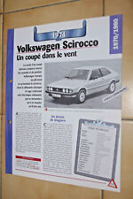 1974 scirocco brochure d'occasion  Vincey