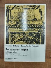 Romanorum signa antologia usato  Alcamo