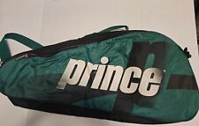 Bolso de raqueta de tenis Prince equipo profesional, verde/blanco/negro, usado segunda mano  Embacar hacia Argentina
