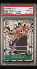 PSA 10 Roronoa Zoro OP06-118 Manga Alt Art English One Piece Card Game TCG comprar usado  Enviando para Brazil