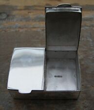 Unusual Birmingham Hallmarked Sterling Silver Double Pill / Snuff Box  for sale  LONDON