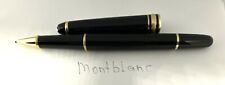 Caneta esferográfica vintage Mont Blanc Meisterstuck ouro preto, usado comprar usado  Enviando para Brazil