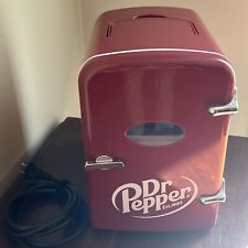 DR. PEPPER Portable 6-Can Mini Beverage Fridge MIS135DRP Burgundy w/ Cooling for sale  Shipping to South Africa