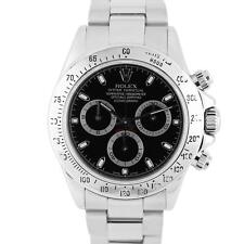 Rolex Daytona Cosmograph relógio de ostra aço inoxidável preto 40mm 116520 comprar usado  Enviando para Brazil