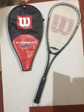 Wilson titanium squash for sale  UK