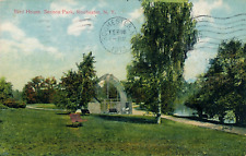 CASA DE PÁSSAROS, PARQUE SENECA, ROCHESTER, N.Y. GAIOLA/GAIOLA VOADORA. LAGO. CAMINHOS. comprar usado  Enviando para Brazil