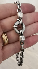 Anchor & Crew Sterling Silver Salcombe Mooring Chain Bracelet UK Craftmanship for sale  Shipping to South Africa