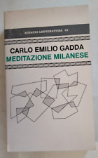 Meditazione milanese gadda usato  Casale Monferrato