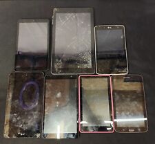 Used, Samsung Galaxy/LG/AZPEN/RCA Tablets Lot Of 7 Locked/damaged PARTS ONLY  for sale  Shipping to South Africa