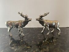 Vagabond House Pewter Deer Elk Carabou Salt & Pepper Shakers for sale  Shipping to South Africa