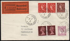 Ufficio postale mobile, consegna registrata. Francobollo, copertina 1968 usato  Spedire a Italy