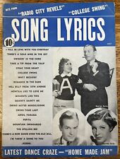 Song lyrics vol. for sale  Little York