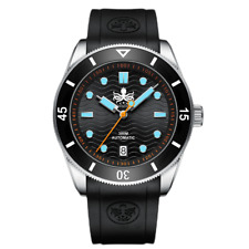 Relógio de mergulho automático PHOIBOS WAVE MASTER PY010CR 300M preto comprar usado  Enviando para Brazil