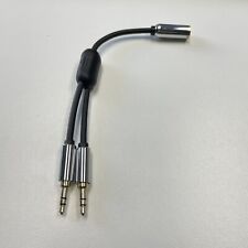 Divisor de cable auxiliar de 6" pulgadas 3,5 mm 1 conector a 2 enchufes auxiliar de audio estéreo segunda mano  Embacar hacia Argentina