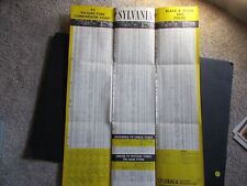 Sylvania Electric Products, Inc. TV Picture Tube Comparison Chart for sale  Shipping to South Africa