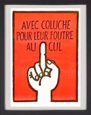 Poster retro coluche d'occasion  L'Isle-sur-la-Sorgue