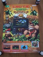 Pôster promocional Donkey Kong Country Returns 3D Nintendo Ds comprar usado  Enviando para Brazil