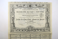 Compagnie francaise telegraphe d'occasion  Paris XV