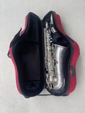 Saxofone alto profissional Conn Chu-Berry banhado a prata 1929/furos de tom enrolado comprar usado  Enviando para Brazil
