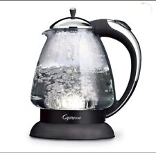 Capresso H2O Plus Glass Water Kettle Power Tested Working Clean for sale  Shipping to South Africa