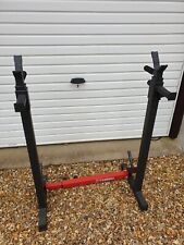 Used, Exersci® - Adjustable Heavy Duty Squat Rack With Dip Bars and Plate Storage for sale  Shipping to South Africa