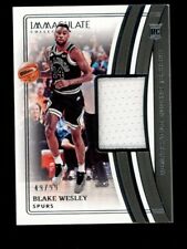 Blake Wesley 2022-23 Immaculate Remarkable Rookie Jerseys Patch /99 Spurs comprar usado  Enviando para Brazil