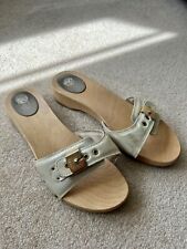 Scholl wooden sandals for sale  BISHOP'S STORTFORD