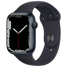 Apple Watch Series 7 45mm GPS Midnight Case with Midnight Sport Band MKN53LL/A, used for sale  USA