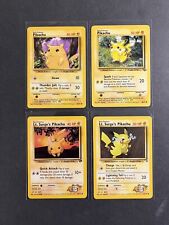 4 Pikachu Pokemon Card WOTC Base Set Jungle Gym Heroes Challenge Vintage PTCG for sale  Shipping to South Africa