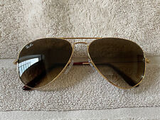 Óculos de sol Ray-Ban RB 3025 001/51 aviador usado dourado/marrom degradê 58mm comprar usado  Enviando para Brazil