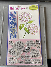 Hydrangea set stencil for sale  RIPLEY