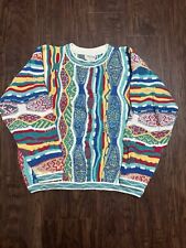 Vintage Multicolor  COOGI Cotton Biggie Smalls, Conor Mcgregor Sweater 90s for sale  Shipping to South Africa