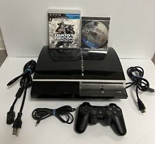 Pacote de console Sony PlayStation 3 PS3 Fat CECHL01 80GB não compatível com versões anteriores comprar usado  Enviando para Brazil