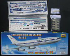 Usado, ZVEZDA Ilyushin IL-86 Civil +BRAZ, F-RSIN Resin Conversion Kit, Extra PAS Decals comprar usado  Enviando para Brazil