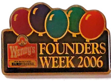 Wendy's Restaurant FOUNDERS WEEK 2006 Lapel Pin (083023) for sale  Shipping to South Africa