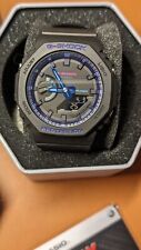 Usado,  Relógio Casio G-Shock GA2100VB-1A realidade virtual Casioak azul violeta Ana-Digi comprar usado  Enviando para Brazil