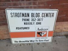 Metal sign strotman for sale  Parkersburg