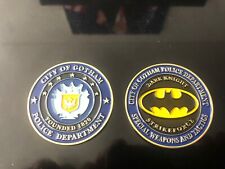 Moneda GCPD Gotham Police SWAT Taskforce Batman Dark Knight Challenge S.W.A.T segunda mano  Embacar hacia Argentina