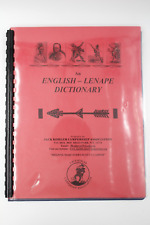 English lenape dictionary for sale  Palatine