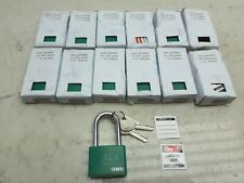 12 Pk. Abus Lockout Padlock Keyed Alike Aluminum Compact Body Size 48JR41 for sale  Shipping to South Africa