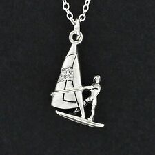 Windsurfer necklace pewter for sale  Loudon